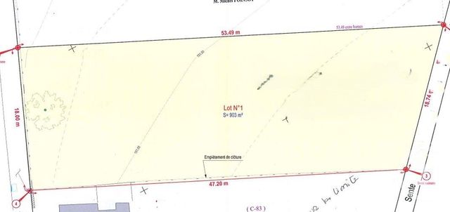 terrain à vendre - 906.0 m2 - CHAUFFRY - 77 - ILE-DE-FRANCE - Century 21 A.S.M.